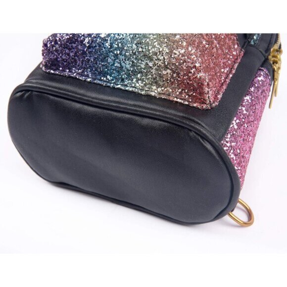 New Bling Mini Backpack Convertible Shoulder Cross Bags Purse - Variant # 1 - Picture 7 of 7